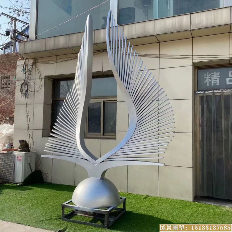 翅膀雕塑2